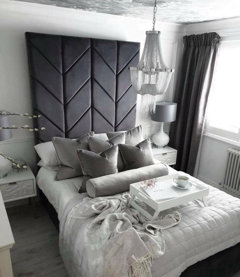 Ceasar Arrow Panel Tall Headboard – Double, King & Super King