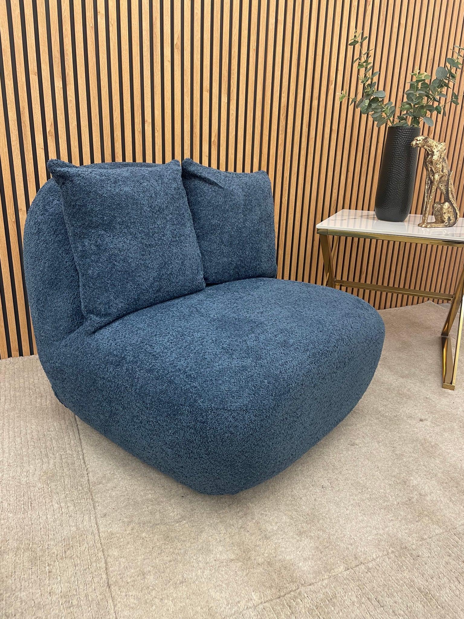 Miami Boucle Swivel Accent  Chair