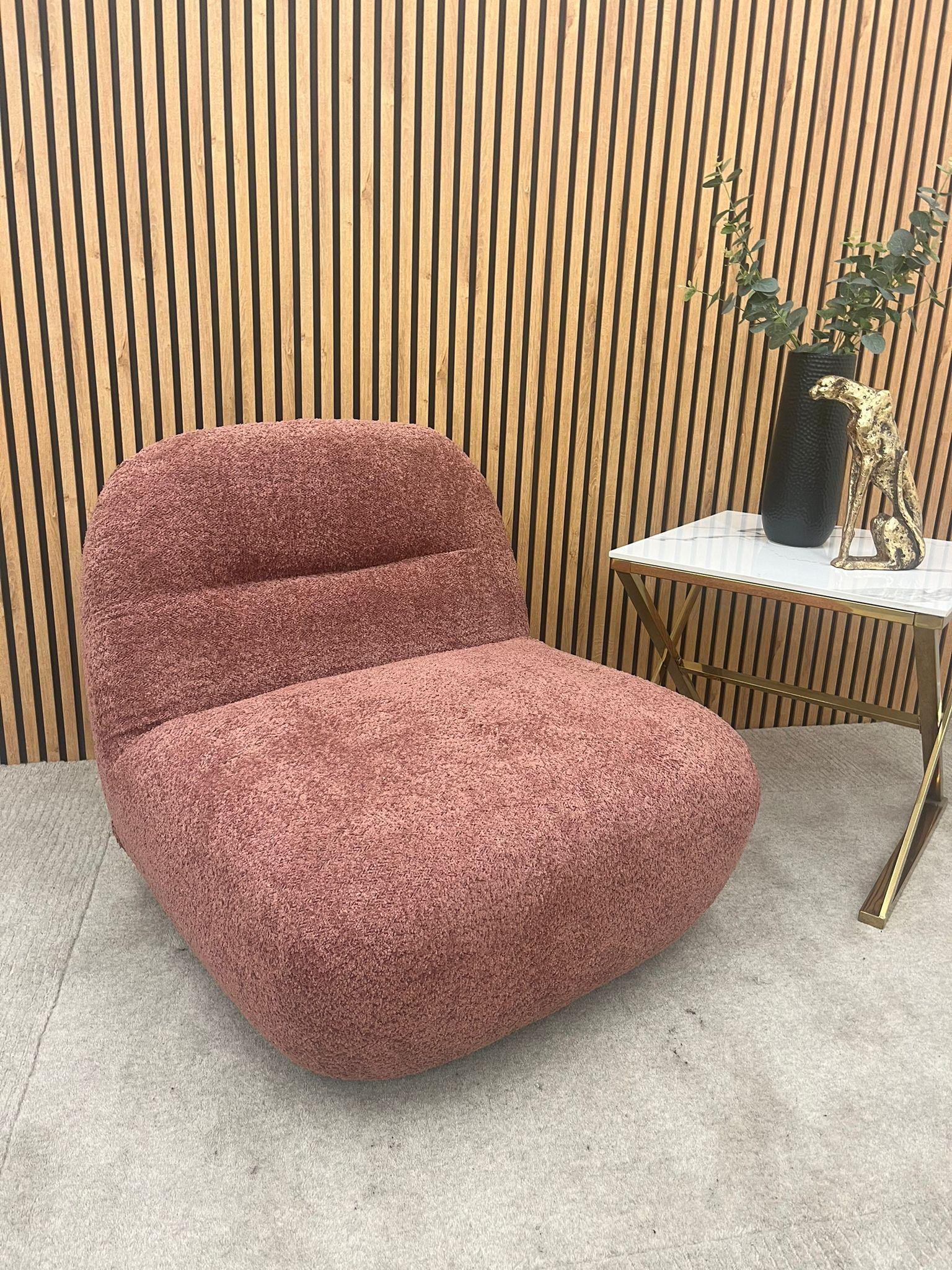 Miami Boucle Swivel Accent  Chair