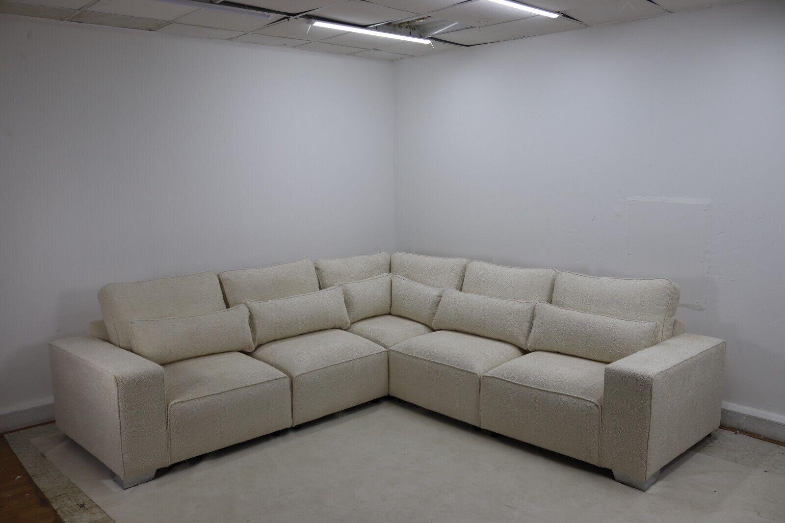 Sloane Teddy Bouclé Modular Sofa | contemporary Design | Custom Configurations