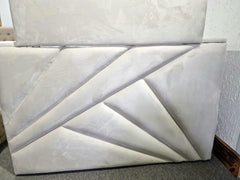 Geometric  Lined TV Bed matching foot board