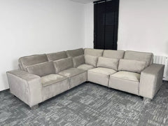 Modular Sofa Sloane Chunky Upholstered Soft Velvet Full Back Cushions