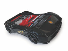 Children's Ferrari Car Bed | Sports Car Toddler Bed Frame Black White Red Grey