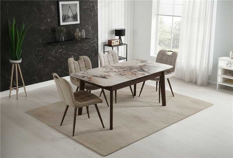 Arizona Extending Ceramic Dining Table 130–160cm – Premium Pandora