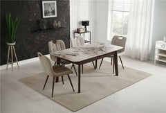Arizona Extending Ceramic Dining Table 130–160cm – Premium Pandora