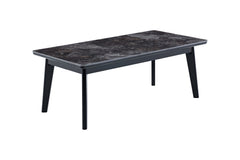Arizona Ceramic Coffee Table 120cm – Black