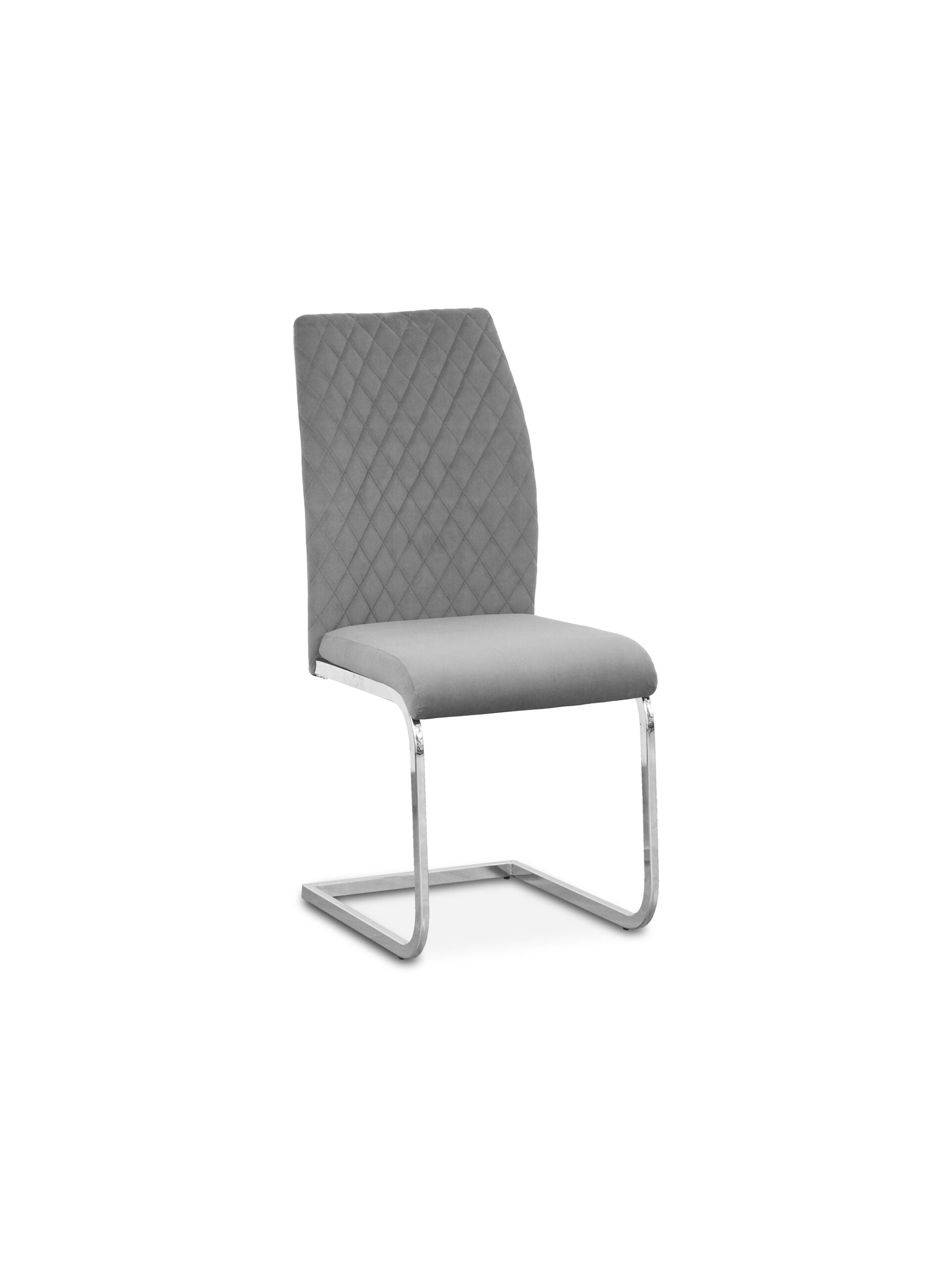 Tokyo Plush Grey Dining Chairs – Set of 4