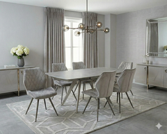 Cambridge Sintered Stone Extending Dining Table 120–180cm – Grey