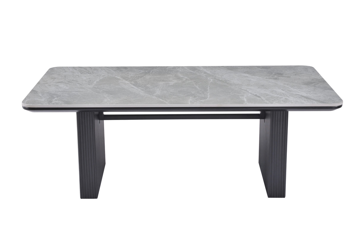 Engelberg Grey & Black Coffee Table Grey & Black