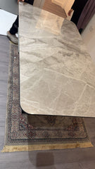 Zermatt Extendable Dining Table Grey Ceramic 160cm to 200cm